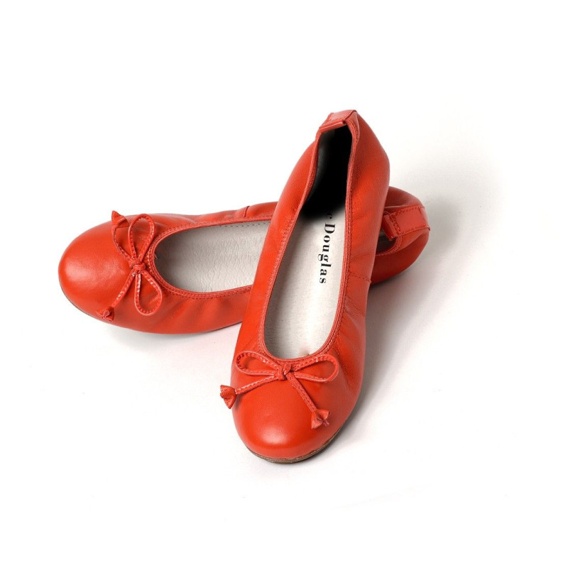 Ballerines Eliane, cuir d'agneau orange Ballerines Eliane, cuir d'agneau orange