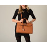 Pyla Meryl grand sac à main châtain