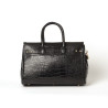 Pyla Romy petit sac à main façon croco noir