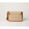 Kiribati Fantasia, petit sac en toile tressée beige