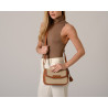 Kiribati Fantasia, petit sac en toile tressée beige