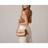 Kiribati Fantasia, petit sac en toile tressée beige
