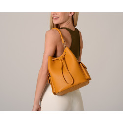 Lumineux Romy sac seau ocre