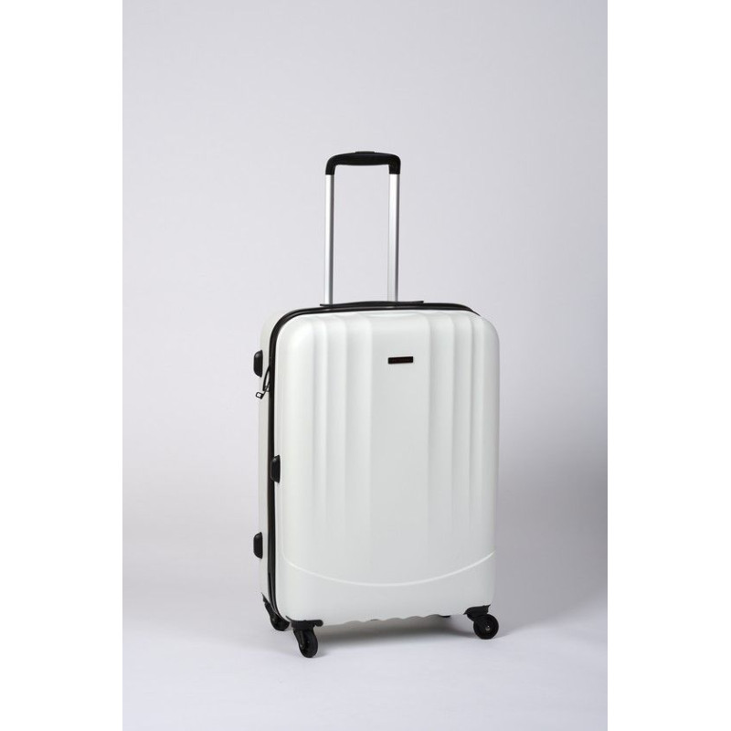 Timbo Travel M, valise moyenne blanche