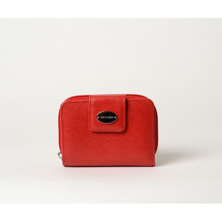 Danemark Buni, porte-monnaie rouge fraise