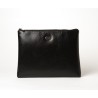Limace Buni, grande pochette plate noire