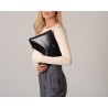 Limace Buni, grande pochette plate noire