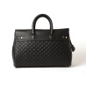 Pyla Losange, grand sac à main noir mat