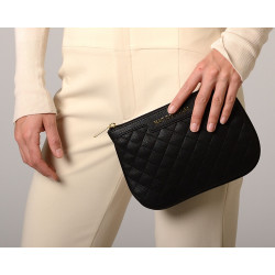 Jaipur Losange, pochette noir mat