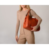 Dulcine Romy, large sac rouille