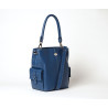 Megalo Vesuvio petit sac seau bleu pétrole