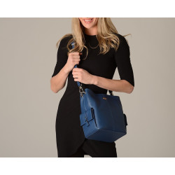 Megalo Vesuvio petit sac seau bleu pétrole