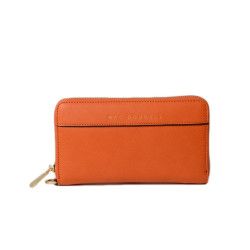 Balise Meryl portefeuille zippé orange