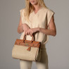 Pyla Fantasia, petit sac à main tressée beige