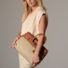 Pyla Fantasia, petit sac à main tressée beige