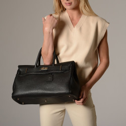 Pyla Romy grand sac à main noir