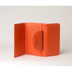 GONDOLE BRYAN, portefeuille compagnon nectarine