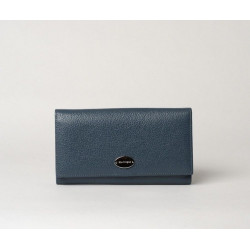 GONDOLE BUNI, portefeuille compagnon bleu mineral