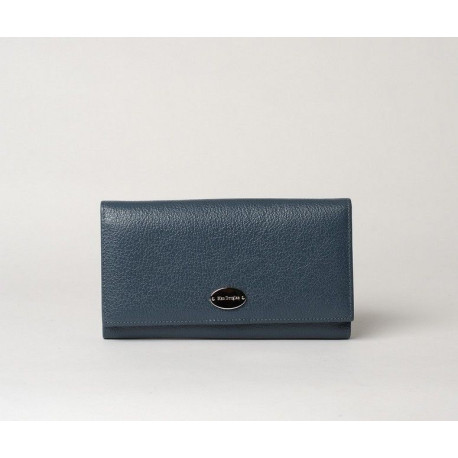 GONDOLE BUNI, portefeuille compagnon bleu mineral