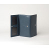 GONDOLE BUNI, portefeuille compagnon bleu mineral