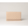 GONDOLE LOSANGE, portefeuille compagnon sable mat