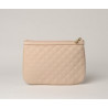 JAIPUR LOSANGE, pochette sable mat