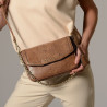 KIRIBATI BRYAN, petit sac à main motif python noix