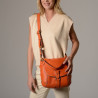 MANDALAY PROCIDA, petit sac besace nectarine