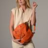 MANDALAY PROCIDA, petit sac besace nectarine