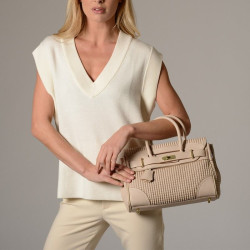 PYLA BRYAN, mini sac à main sable