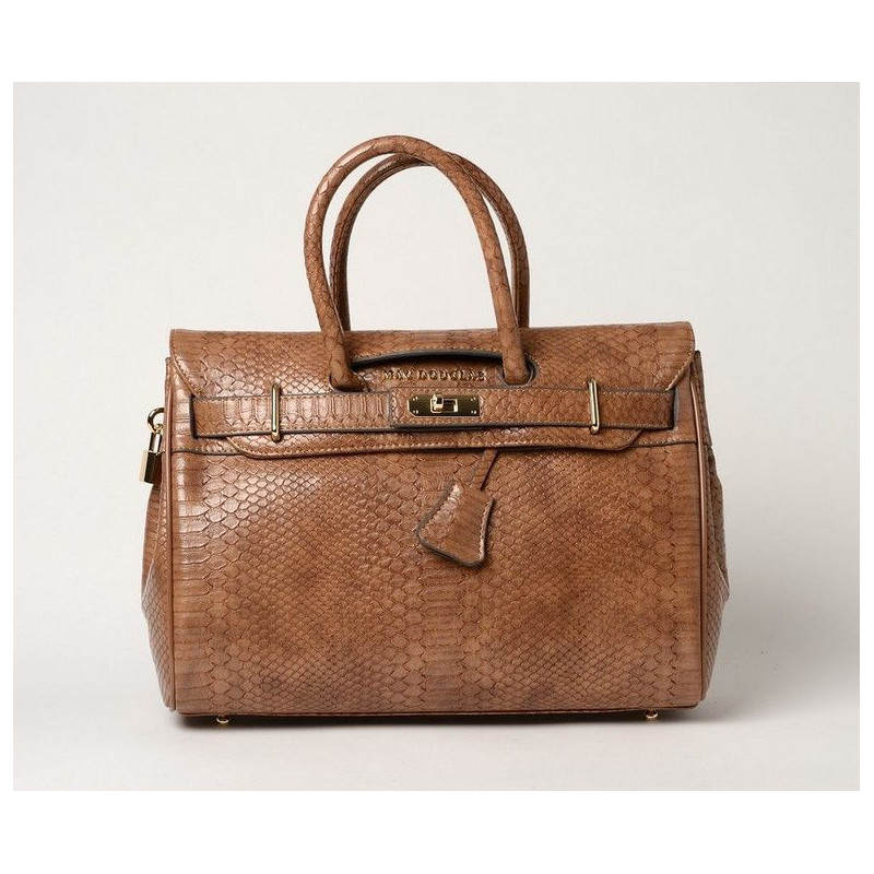 PYLA BRYAN, petit sac à main motif python noix PYLA BRYAN, petit sac à main motif python noix