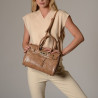 PYLA BRYAN, mini sac à main motif python noix