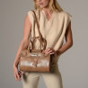 PYLA BRYAN, mini sac à main motif python noix