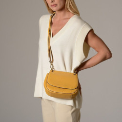 GARANCE ROMY, petit sac besace tournesol