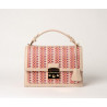 JOYAU PALOMA, sac cartable tressé pink
