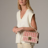JOYAU PALOMA, sac cartable tressé pink