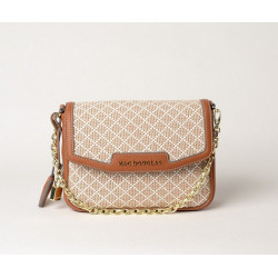 KIRIBATI FANTASIA, petit sac à motif losange châtain