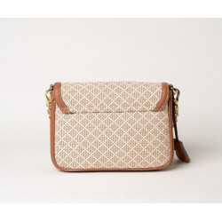 KIRIBATI FANTASIA, petit sac à motif losange châtain