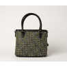 LAURENE FANTASIA, petit sac cabas à motif afro jaune