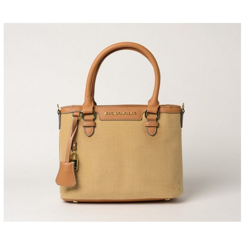LAURENE FANTASIA, petit sac cabas beige foncé LAURENE FANTASIA, petit sac cabas beige foncé