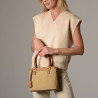 LAURENE FANTASIA, petit sac cabas beige foncé