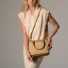LAURENE FANTASIA, petit sac cabas beige foncé