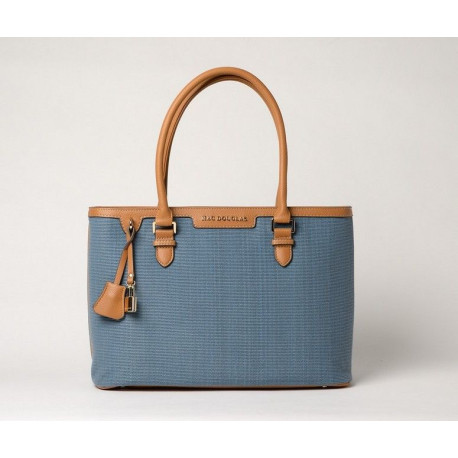 LAURENE FANTASIA, sac cabas bleu glacier