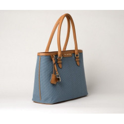 LAURENE FANTASIA, sac cabas bleu glacier