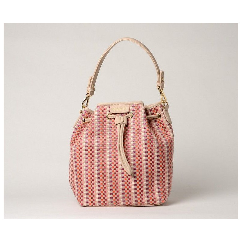 LIVELY PALOMA, sac seau tressé pink LIVELY PALOMA, sac seau tressé pink