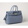 PYLA LOSANGE, petit sac à main bleu glacier