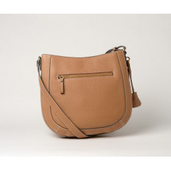 PACHA ROMY, sac bandoulière havane