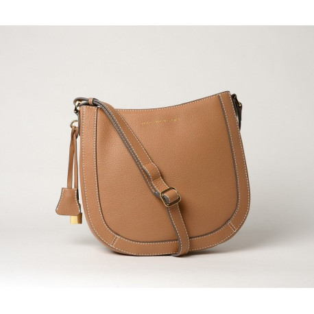 PACHA ROMY, sac bandoulière havane