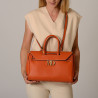 NYLA MD, grand sac porté main nectarine
