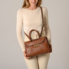 NYLA MD, mini sac porté main chataigne